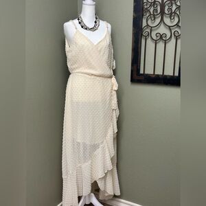 Altard State sleeveless long ruffle dress